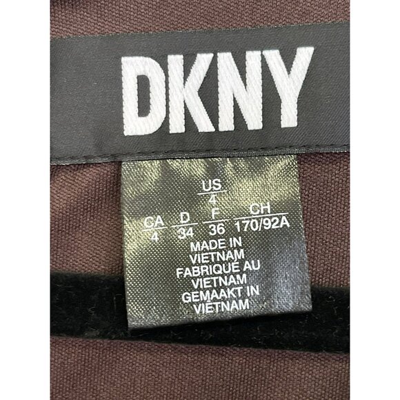 DKNY Brown Ombre Sequin Dress Tie Belt Size 4 NEW - Picture 7 of 7